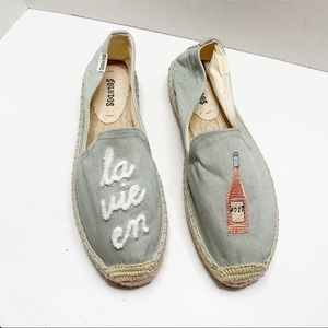 Soludos La Vie En Rose Platform Espadrille Size 7.5